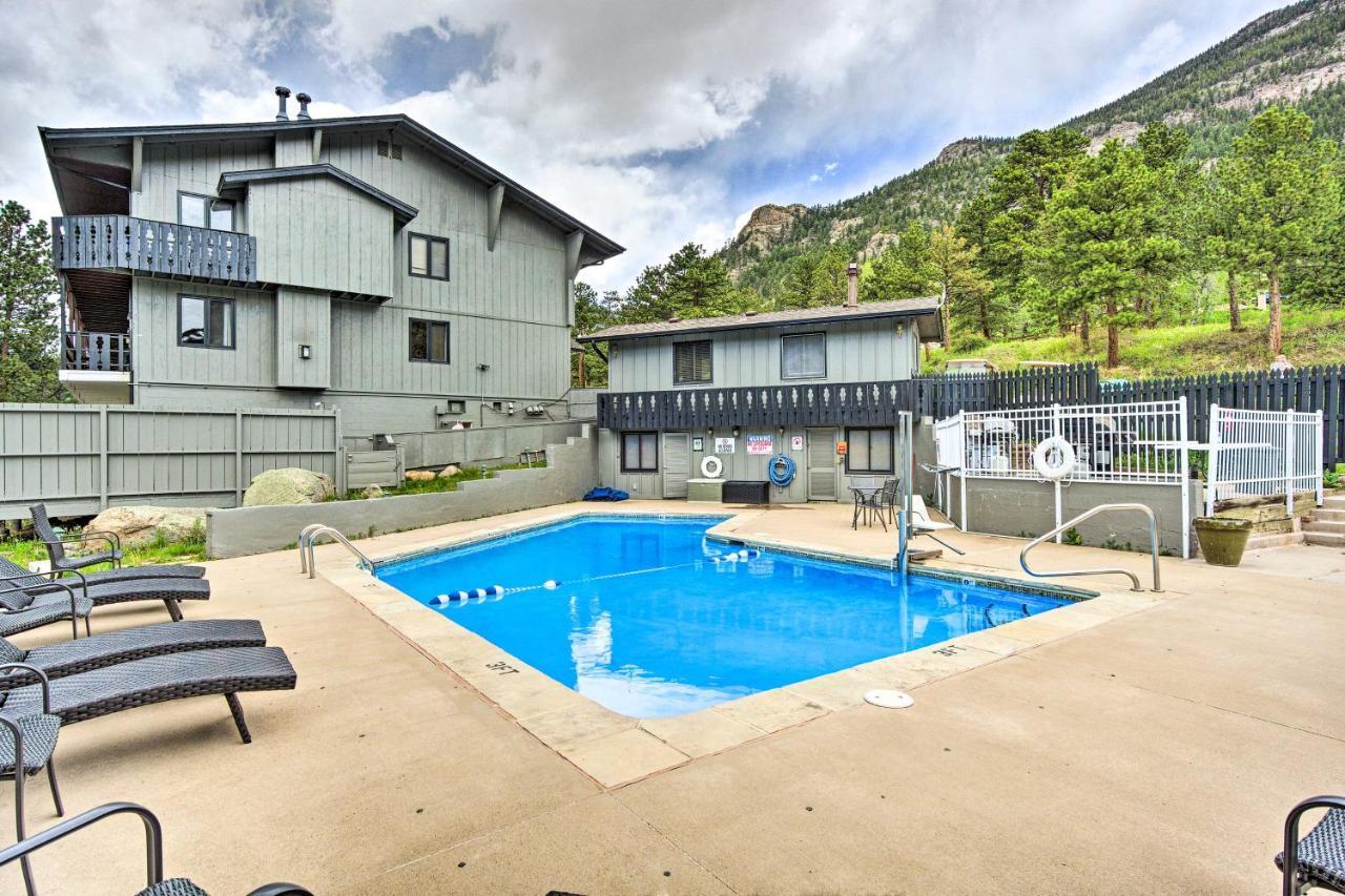Cozy Condo On Fall River - 1 Mile To Rmnp Gate! Estes Park Bagian luar foto